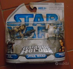 Star Wars Galactic Heroes R2 D2 + Princess Leia