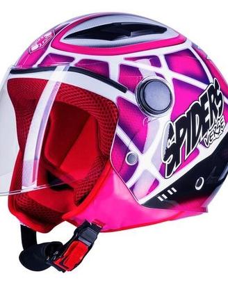 CASCO ONE JET JUNIOR SPIDER rosa