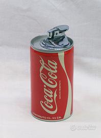 Accendino vintage Coca Cola, usato da ripristinare