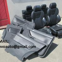 Interni in pelle nera Audi A3 S3 8L