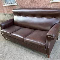 Divano in pelle Vintage anni 70