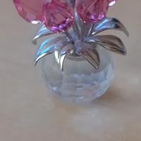 vaso fiori cristallo Swarovski