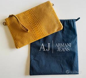 Pochette in vera pelle