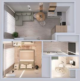 Moderno 2Locali con GIARDINO PRIVATO - Monza