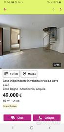 Vendita immobile ricostruito post sisma Abruzzo