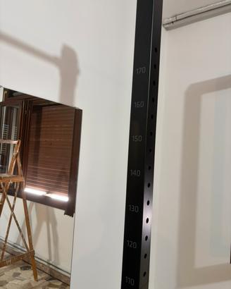 Rack bodybuilding domyos e vari pesi+bilanciere