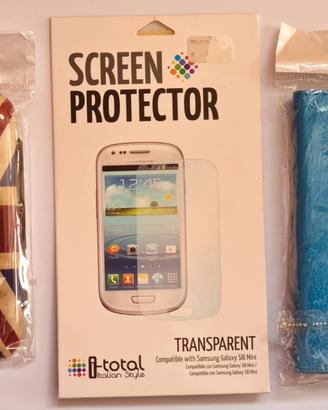 cover, custodia e pellicola per Samsung S3mini