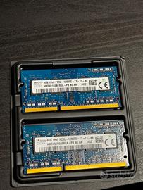 8GB DDR3 (2x4GB), 12800, SoDimm, Originali Lenovo