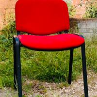 Sedie da ufficio rosse