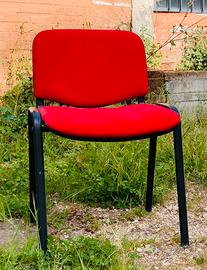 Sedie da ufficio rosse