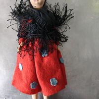 Bambola vintage dal vestitino rosso - Doll