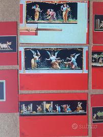 Lotto 8 cartoline antiche Pompei Casa dei Vettii