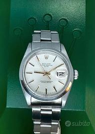Rolex Oyster Date 34 Argente' 1500