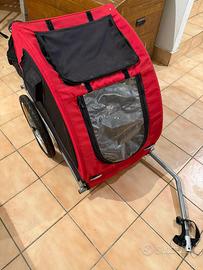 Trasportino per bicicletta per cani o gatti