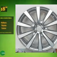 Cerchi in Lega 18" Subaru Toyota