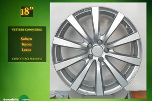 Cerchi in Lega 18" Subaru Toyota