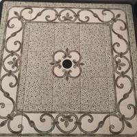 Tavolino da giardino in plastica