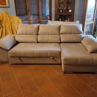 divano letto con penisola 