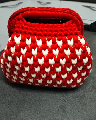 pochette clutch bag a cuoricini