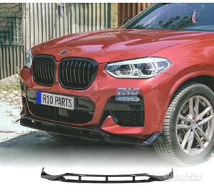 SPOILER LIP BMW X4 G02 18-21 LOOK M NERO LUCIDO