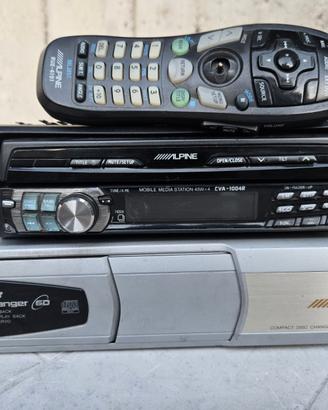 Autoradio ALPINE CVA-1004R+CD Changer e Kit Navi