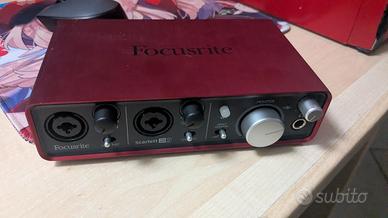 focusrite Scarlett 2i2 NON FUNZIONANTE 