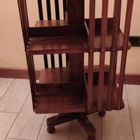 Libreria girevole inglese di epoca edoardi