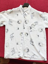 Camicia Versace Vintage a Maniche Corte con Motivo