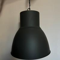 Lampadario IKEA HEKTAR, Grigio scuro, 46 e 38 cm
