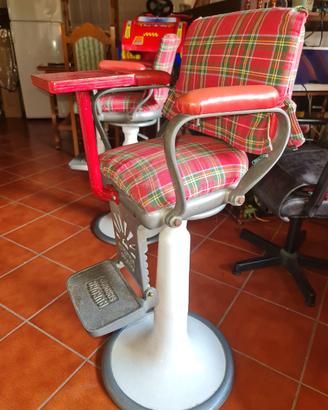 Seggiolini da barbiere per bambino vintage Aurora