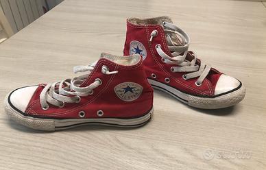 Converse rosse outlet bimba