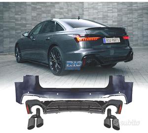 PARAURTI POSTERIORE AUDI A6 SEDAN 18-24 LOOK RS6 A