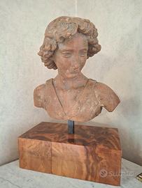 Scultura busto David del Verrocchio