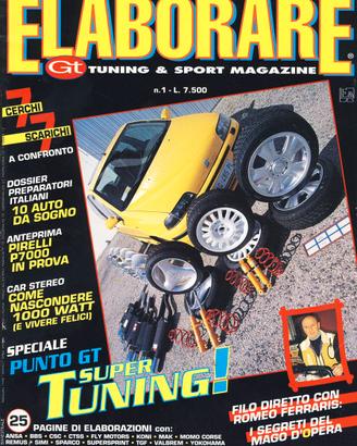 Elaborare rivista tuning diverse annate