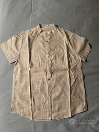 Camicia a righe Mayoral con collo alla coreana