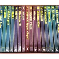 Le grandi famiglie d'Europa, 17 volumi, Mondadori