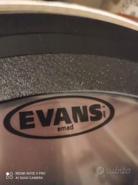 2 pelli per grancassa Evans Emad + 1  Remad da 22