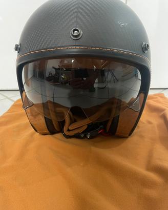 CASCO SCORPION BELFAST EVO CARBON OPACO MIS.M