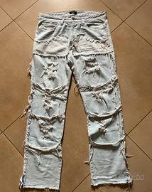 Jeans uomo Patchwork chiaro Taglia 44 - Y2K Streer