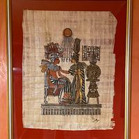 Papiri egizi con cornice