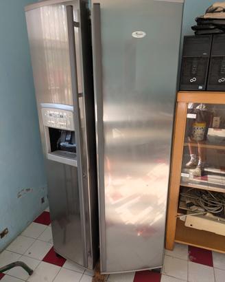 Frigorifero Americano Whirlpool Side by Side inox