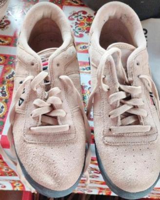 scarpe sneakers fila uomo donna scamosciate 38 1/3