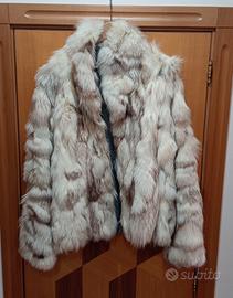Pelliccia corta di Volpe Argentata chiara Blue Fox