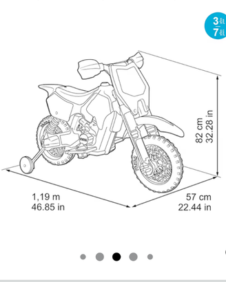 Moto elettrica per bambini seminuova