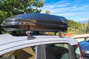 free box per auto con barre