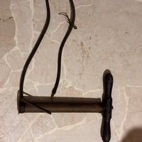 Pompa aria bici vintage ottone