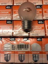 30pz lampadine sfera edison E27 40 watt Osram