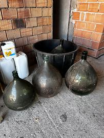Vetro damigiane vino x giardini