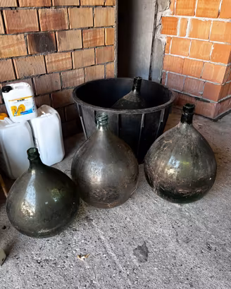 Vetro damigiane vino x giardini