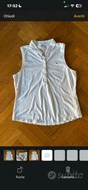 Polo Smanicata Bianca Tommy Hilfiger – Donna